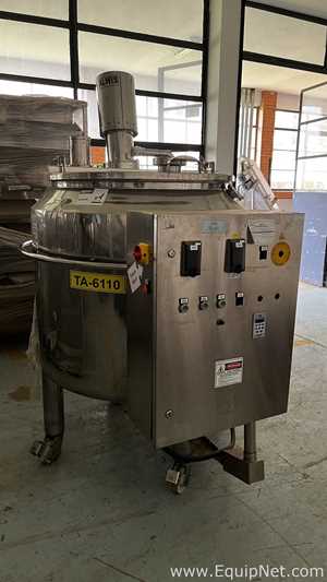 Tanque Encamisado Móvel em Aço Inox 316L ALWIS 450 Litros