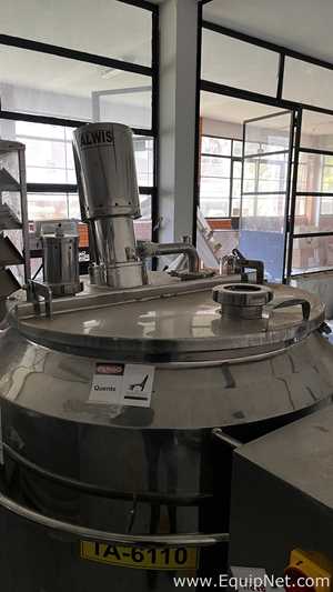 Tanque Encamisado Móvel em Aço Inox 316L ALWIS 450 Litros