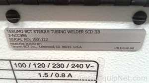 Soldador Terumo BCT SCD IIB