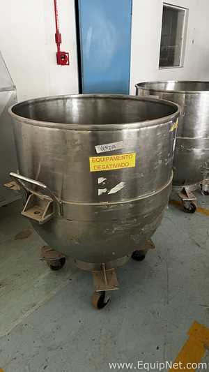 Conjunto de Bowls Removíveis em Aço Inox