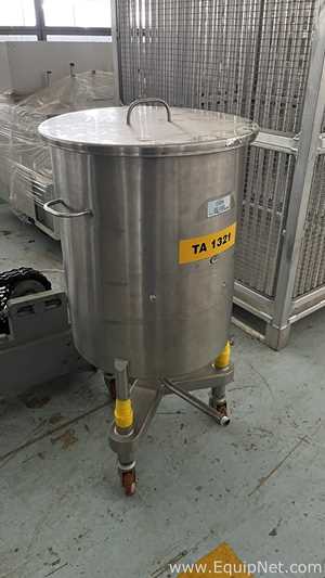 Tanque Móvel em Aço Inox Martinelli 120 Litros