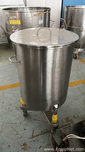Tanque Móvel em Aço Inox Martinelli 120 Litros