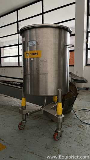 Tanque Móvel em Aço Inox Martinelli 120 Litros