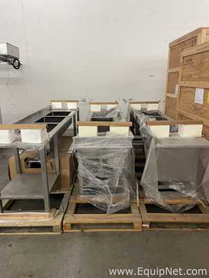 Lot of 3 Stainless Steel Laboratory Sinks