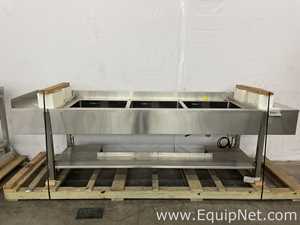 Lot of 2 Stainless Steel Laboratory Sinks