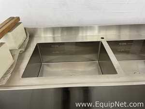 Lot of 2 Stainless Steel Laboratory Sinks
