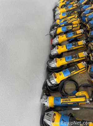Approximately 16 Dewalt DWE43214N Brushless Angle Grinders