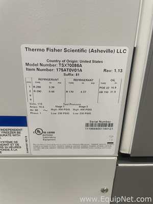 Congelador Thermo Scientific TSX 70086A