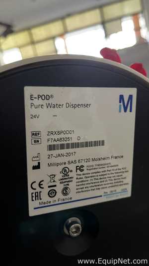 Set of Millipore E-Pod and Q-Pod Pure Water Dispenser
