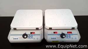 Lot of 2 Thermo Scientific Super-Nuova Multi-Place Stirrers and Hot Plates