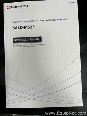 Medidor de Tamanho de Partículas Shimadzu SALD 2300