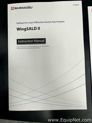 Medidor de Tamanho de Partículas Shimadzu SALD 2300