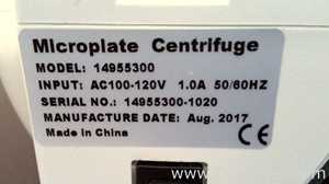 Lot of 3 Microplate Centrifuges