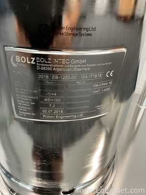 Tanque - Vaso de Pressão Rutten Engineering EB-1250-00. Sem Uso