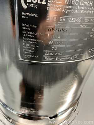 Tanque - Vaso de Pressão Rutten Engineering EB-1250-00. Sem Uso
