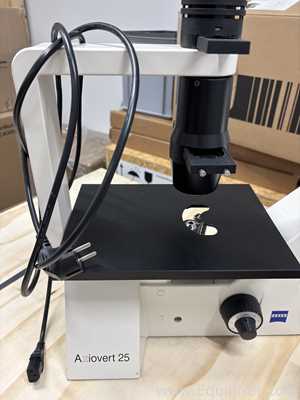 Zeiss Axiovert 25 Inverted Phase Contrast Microscope