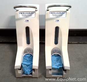 Lot of 2 BootieButler Manual Shoe Cover Dispenser