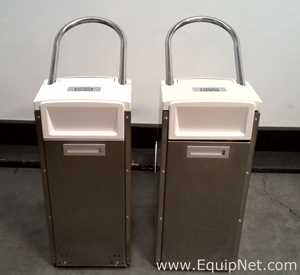 Lot of 2 BootieButler Manual Shoe Cover Dispenser