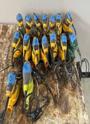 Approximately 6 DeWalt Rotary Sanders - Various Models