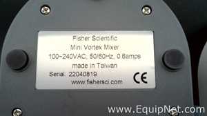 Lote de 6 Mezclador de Laboratorio Fisherbrand Mini Vortex Mixer