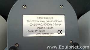 Lote de 5 Mezclador de Laboratorio Fisherbrand Mini Vortex Mixer