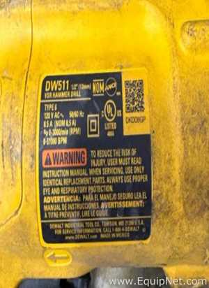 Approximately 7 DeWalt DW511 1/2-inch Hammer Drills