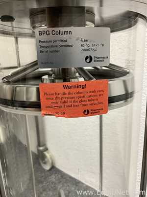 Amersham Pharmacia Biotech Inc BPG 100/500 6 Litre Chromatography Column