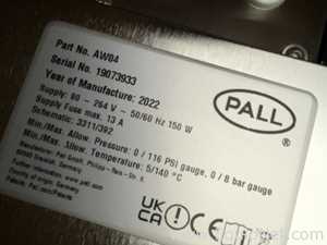 Unused Pall Life Sciences Palltronic AquaWIT IV Filter Integrity Test System