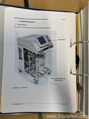 Unused Pall Life Sciences Palltronic AquaWIT IV Filter Integrity Test System