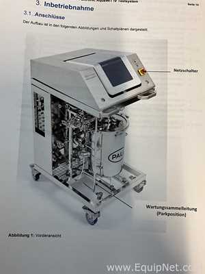 Unused Pall Life Sciences Palltronic AquaWIT IV Filter Integrity Test System