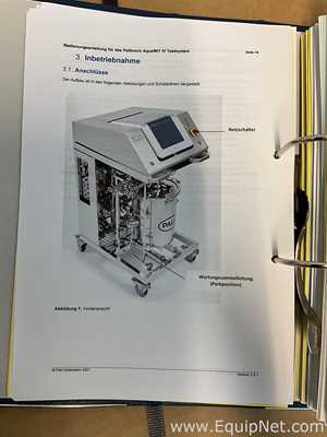 Unused Pall Life Sciences Palltronic AquaWIT IV Filter Integrity Test System