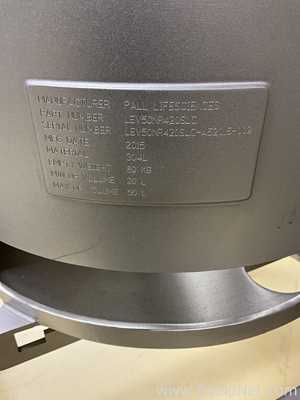 Recipiente de Mistura aço inox Pall Life Sciences LEV50NR420SLC.  50 Litros
