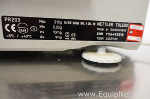 Lot of 2 Mettler Toledo PR203 Top-loading Laboratory Balance
