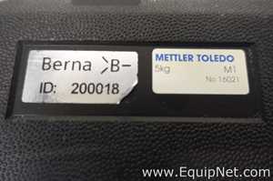 Lot of 2 Mettler Toledo 5KG Stainless Steel Calibration Knob Weights