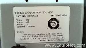 Lote de 6 Agitador Fisher Scientific 02215414