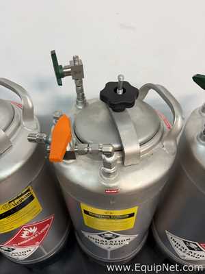 Lot of 6 Alloy Products Corp 20L Pressure Vessels