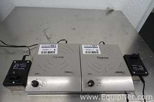 Lot of 2 Thermo Scientific Mono Direct Stirrers and Hot Plates