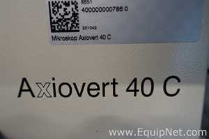 Microscopio Carl Zeiss Axiovert 40C