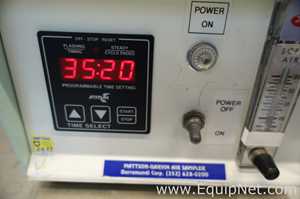 Lot of 2 Mattson Garvin P370S Air Samplers with Rotating Media Table