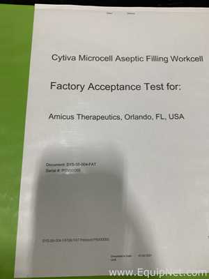 Linha de Envase de Ampolas Cytiva Sweden AB  Microcell. Sem Uso