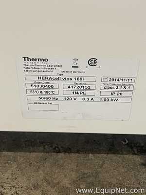 Lot of 2 Thermo Scientific Heracell Vios 160i CO2 Incubator