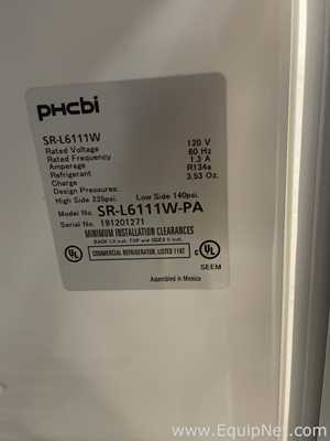Lot of 2 PHCBI SR-L6111W-PA Undercounter Laboratory Refrigerator
