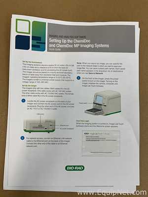 Unused Bio-Rad ChemiDoc MP Imaging System