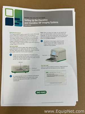Unused Bio-Rad ChemiDoc MP Imaging System