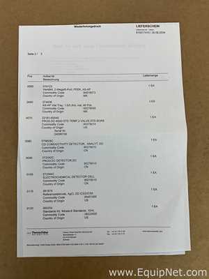 Unused ThermoFisher scientific Dionex ICS 6000 Ion Chromatography HPIC System