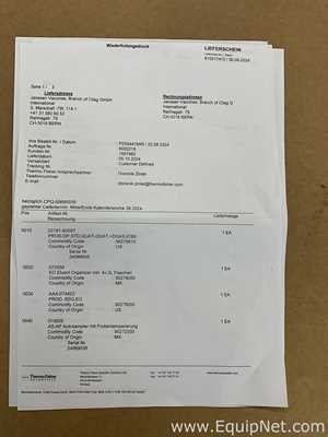 Unused ThermoFisher scientific Dionex ICS 6000 Ion Chromatography HPIC System
