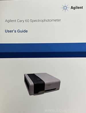 Unused Agilent Technologies Cary 60 UV-Vis Spectrophotometer