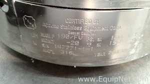 Lot of 2 Apache Stainless Equipment Stainless Steel Pressure Vessels