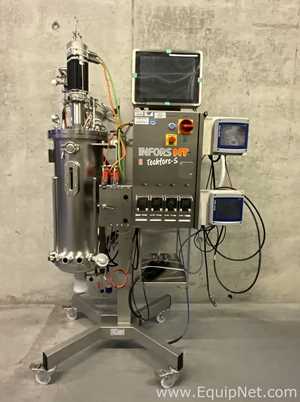 Infors HT Techfors-S Pilot-Scale 40 Liter Jacketed Stainless Steel Bioreactor