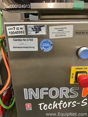 Infors HT Techfors-S Pilot-Scale 40 Liter Jacketed Stainless Steel Bioreactor